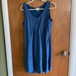 Blue Linen dress size small